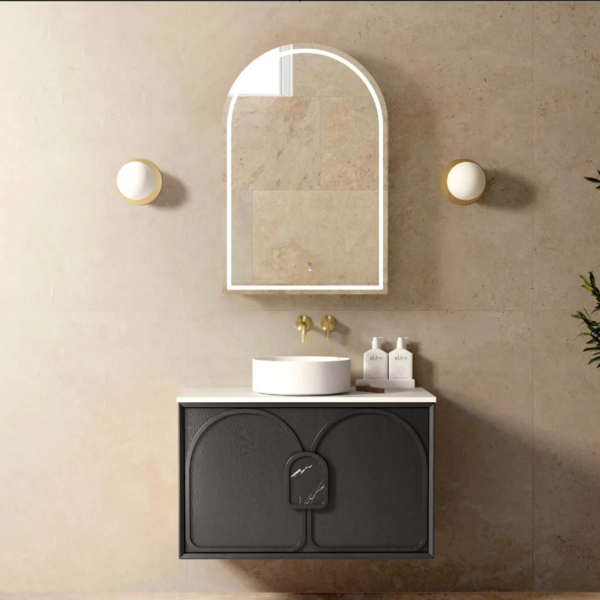 Laguna Mark II 900mm Black Oak Wall Hung Vanity