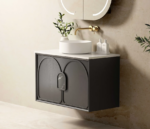 Laguna Mark II 900mm Black Oak Wall Hung Vanity - Image 3