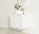 Laguna Mark II 600mm Matte White Wall Hung Vanity - Image 12