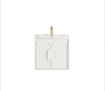 Laguna Mark II 600mm Matte White Wall Hung Vanity - Image 6