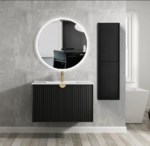 Marlo Tall Boy 350x300x1200 Matte Black - Image 3