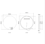 LED Bondi 800mm  Mirror - Image 16