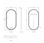 LED Noosa 900(H)x450(W) Mirror - Image 18
