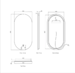 LED Noosa 900(H)x450(W) Mirror - Image 17