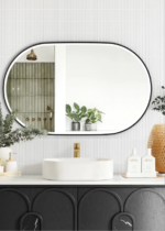 LED Noosa 900(H)x600(W)Frame Tuffi Mirror- Install Horizontal or Vertical