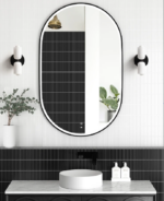 LED Noosa 900(H)x600(W)Frame Tuffi Mirror- Install Horizontal or Vertical - Image 3