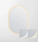 LED Noosa 900(H)x600(W) Frameless Tuffi Mirror - Install Horizontal or Vertical - Image 4