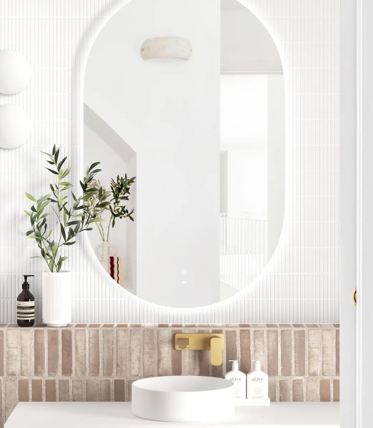 LED Noosa 1200(W)x750(H)  Mirror - Install Horizontal or Vertical