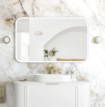 LED Newport 1500(W)x750(H) Mirror - Install Horizontal or Vertical - Image 3