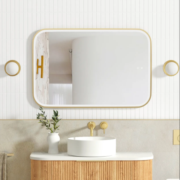 LED Newport 900(H)x600(W)  Mirror- Install Horizontal or Vertical