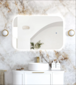 LED Newport 900(H)x600(W)  Mirror- Install Horizontal or Vertical - Image 11