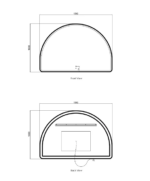 LED Moonlight Archie 1000(H)x1500(W)Mirror - Image 7