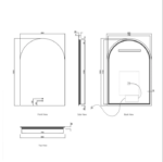 LED Archie 1200(H)x800(W) Mirror - Image 16