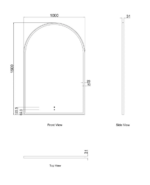 LED Archie 1500(H)x1000(W)Mirror - Image 13