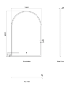 LED Archie 1500(H)x1000(W)Mirror - Image 11