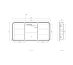 LED Newport White Shaving Cabinet - Premium Edition - Image 20