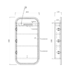 LED Newport  White Shaving Cabinet - Premium Edition - Image 13