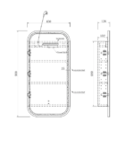 LED Newport  White Shaving Cabinet - Premium Edition - Image 8