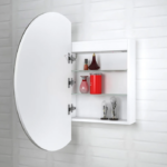 LED London 800mm White Shaving Cabinet - Premium Edition - Image 3