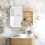 LED Newport 900(W)x750(H) Shaving Cabinet - Premium Edition - Image 14