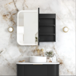 LED Newport 900(W)x750(H) Shaving Cabinet - Premium Edition - Image 8