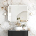 LED Newport 900(W)x750(H) Shaving Cabinet - Premium Edition - Image 7