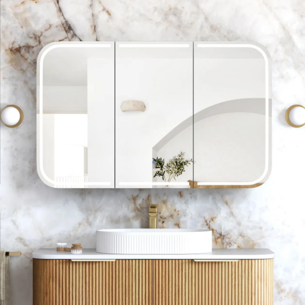 LED Newport 1200(W)x750(H)  Shaving Cabinet - Premium Edition