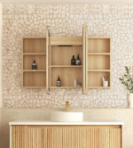 LED Newport 1200(W)x750(H)  Shaving Cabinet - Premium Edition - Image 3