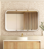 LED Newport 1200(W)x750(H)  Shaving Cabinet - Premium Edition - Image 2