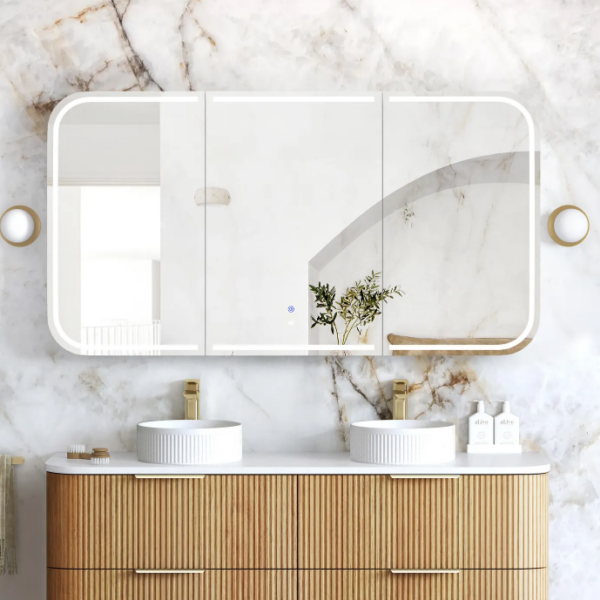 LED Newport 1500(W)x750(H)Shaving Cabinet - Premium Edition