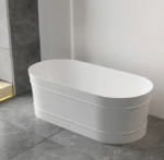 Attica Bondi 1500 Gloss White Bath - Image 3