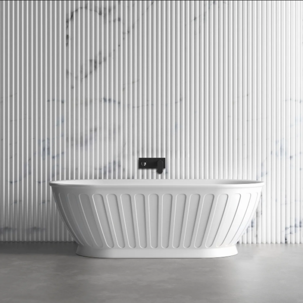 Attica Kensington 1700 Matte White Bath