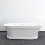 Hampton 1700x800x560 Gloss White Bathtub OF
