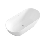 Attica Manolo 1530 Gloss White Bath with Overflow - Image 4