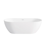 Attica Manolo 1530 Matte White Bath with Overflow - Image 6
