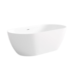 Attica Manolo 1530 Matte White Bath with Overflow - Image 5