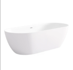 Attica Manolo 1700 Gloss White Bath with Overflow - Image 4