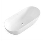 Attica Manolo 1700 Gloss White Bath with Overflow - Image 3