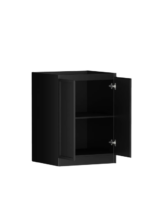 Hampshire Black Base Laundry Cabinet with Stone Top and Sink 1300x600x900 - Image 5