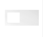 Hampshire Black Base Laundry Cabinet with Stone Top and Sink 1300x600x900 - Image 8