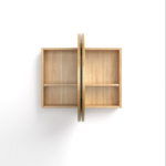 Bondi 900x600 Natural Oak Shaving Cabinet - Image 10