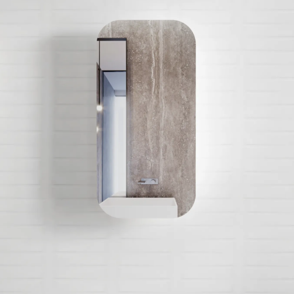 Newport 900x450  Shaving Cabinet