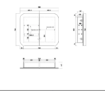 Newport 900x750 Shaving Cabinet - Image 9