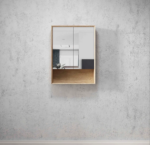 Byron 600x800 Shaving Cabinet