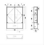 Byron 600x800 Shaving Cabinet - Image 9