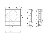 Byron 750x800 Shaving Cabinet - Image 13