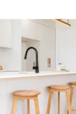 Round Pull Out Kitchen Mixer Tap