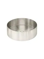 Lavello Round Steel Bathroom Basin 380 x 110 - Image 5