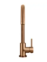 Round Gooseneck Kitchen Mixer Tap - Image 9