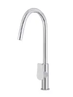 Round Paddle Piccola Pull Out Kitchen Mixer Tap - Image 4